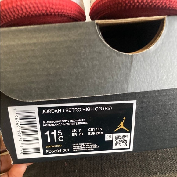 Jordan 1 satin bred (ps) - Picture 4 of 4